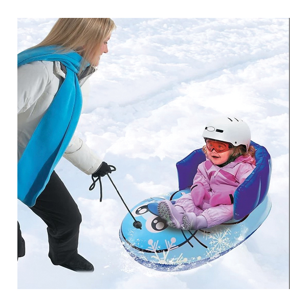 PIPELINE sno AW4244 Seal Snowpal Sled, 120 lb Capacity, PVC, Blue