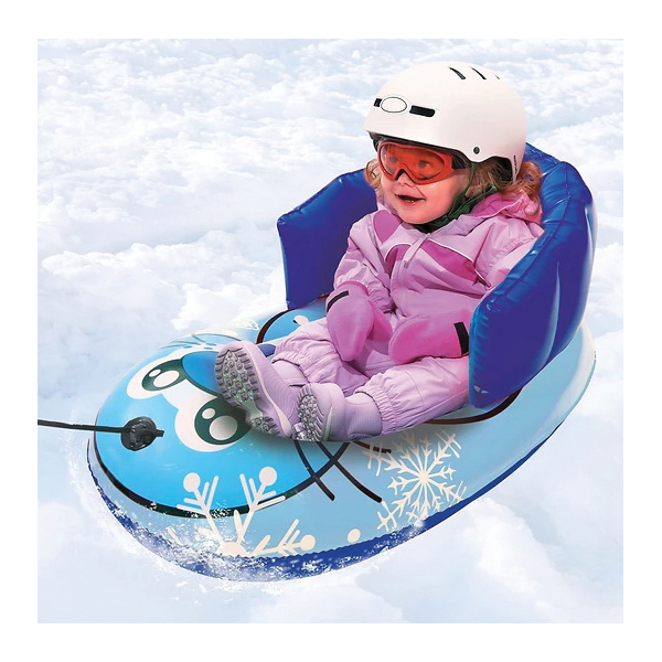 PIPELINE sno AW4244 Seal Snowpal Sled, 120 lb Capacity, PVC, Blue