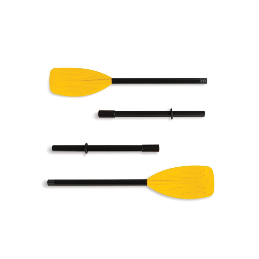 Intex Challenger Series 68367EP Inflatable Boat Set, 93 in L, 45 in W, 2 Seating, PVC, Yellow - 3