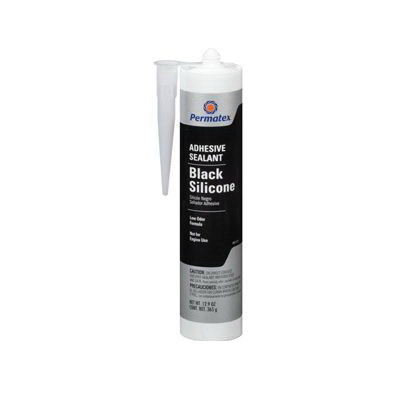 Permatex 81731 Silicone Adhesive Sealant, Paste, Black, 3 oz Tube - 2