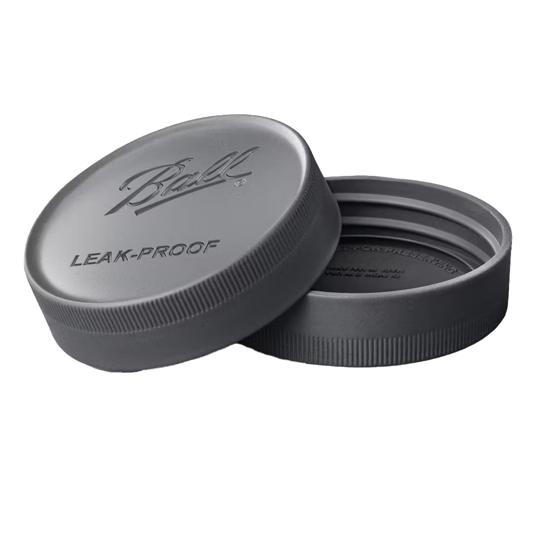 Ball 1440010812 Jar Lid, Plastic, Black Cap/Lid