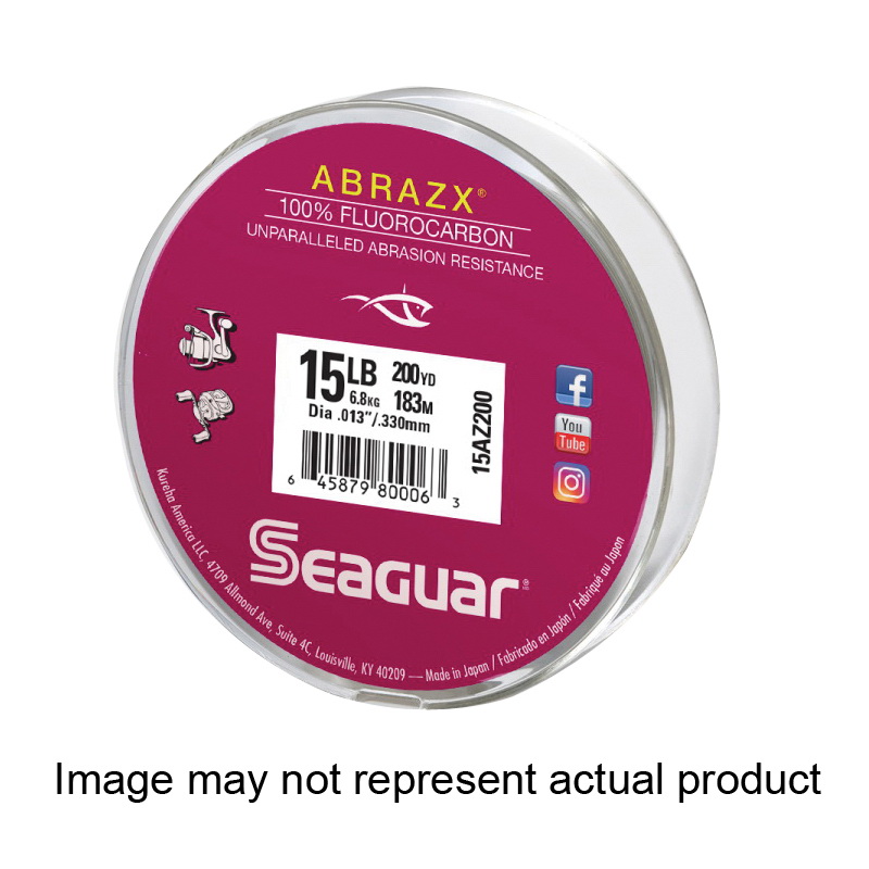  Seaguar AbrazX 100% Fluorocarbon 200yd 12lb