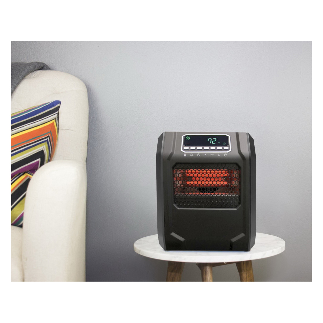Lifesmart HT1188 Contemporary Heater, 5100 Btu, 1500 W, 110 V