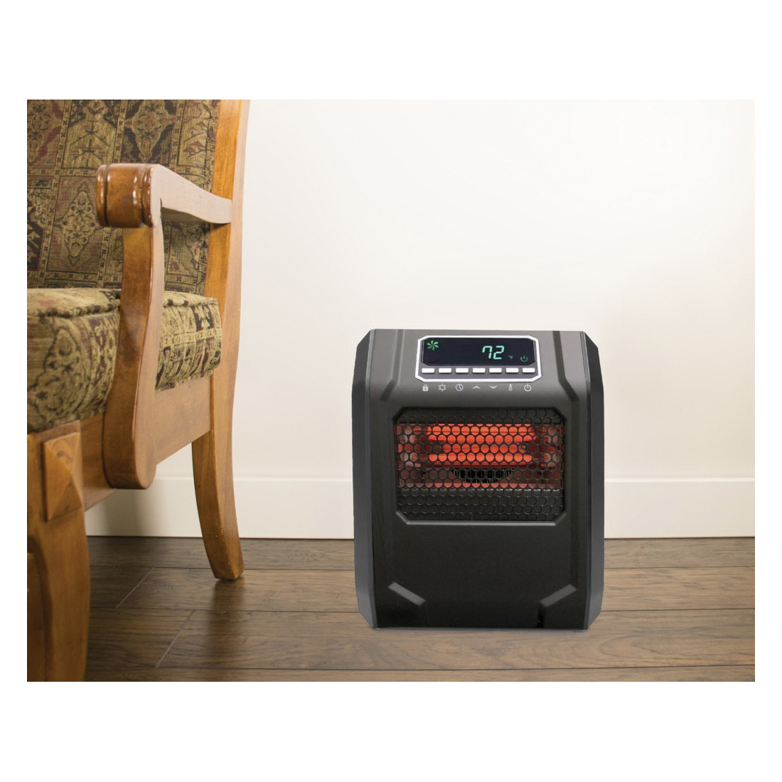 Lifesmart HT1188 Contemporary Heater, 5100 Btu, 1500 W, 110 V