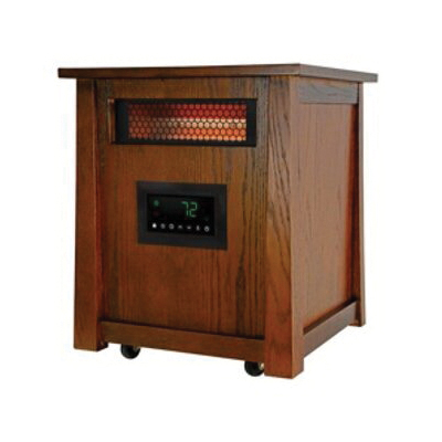 Lifesmart HT1191 Wrapped Element Infrared Heater, 1000, 1500 W
