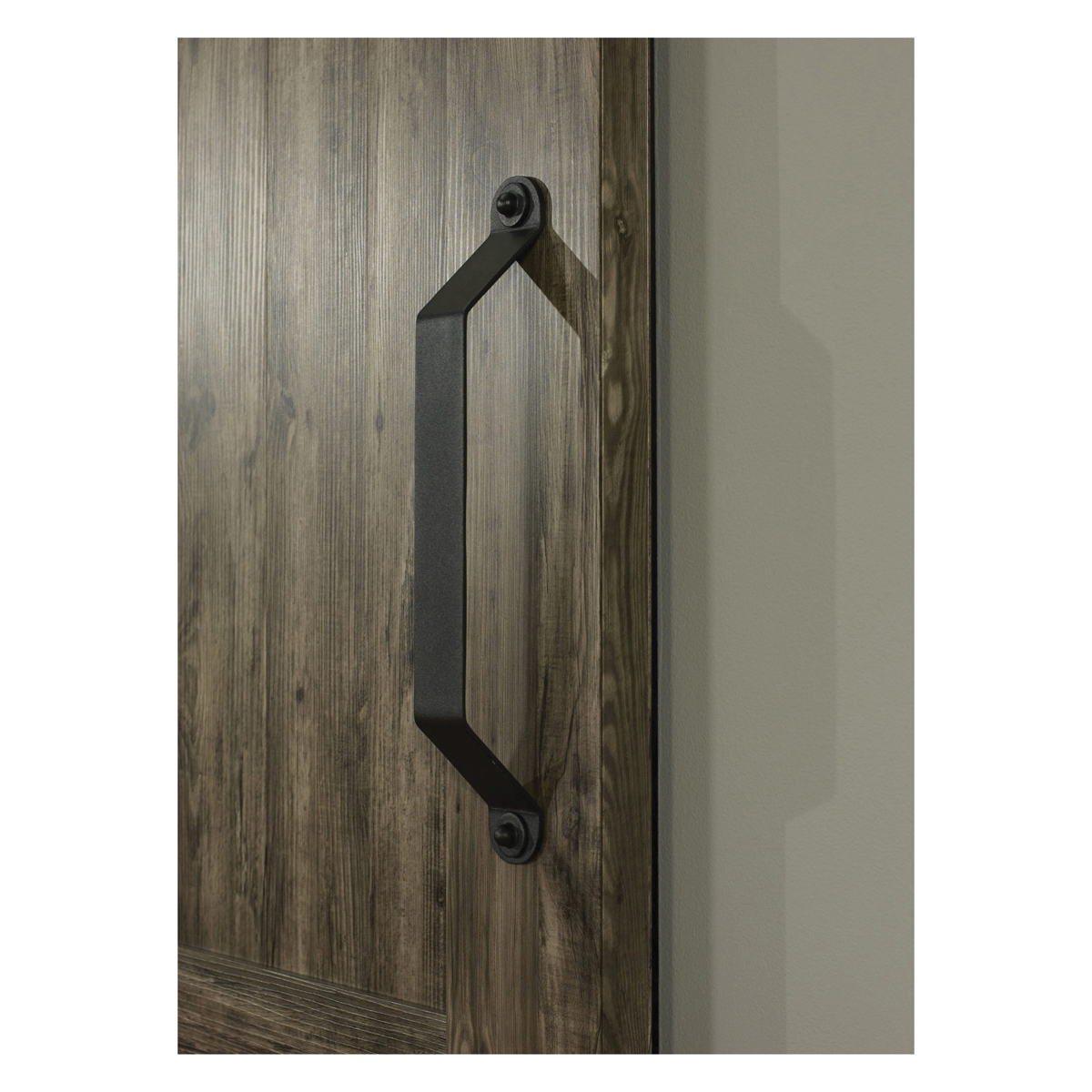 LTL Millbrooke MLB3684HKD Series Barn Door, White, Interior, 36 in W x 84 in H W x H, 1-Panel, PVC, Left, Right