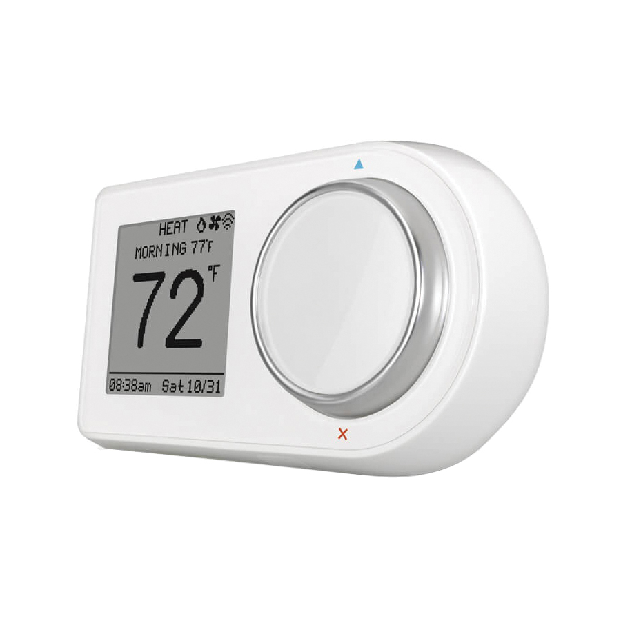 LUX GEO-WH Wi-Fi Thermostat, 24 VAC, +/-0.25 to 2.25 deg F Differential, 45 to 90 deg F Control, Smartphone Control - 2