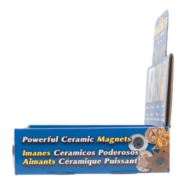 Magnet Source MDCB40CB3 Block Magnet Counter Display, Ceramic, Charcoal Gray, 7-1/4 in L, 7-1/4 in W, 8-1/8 in H - 3