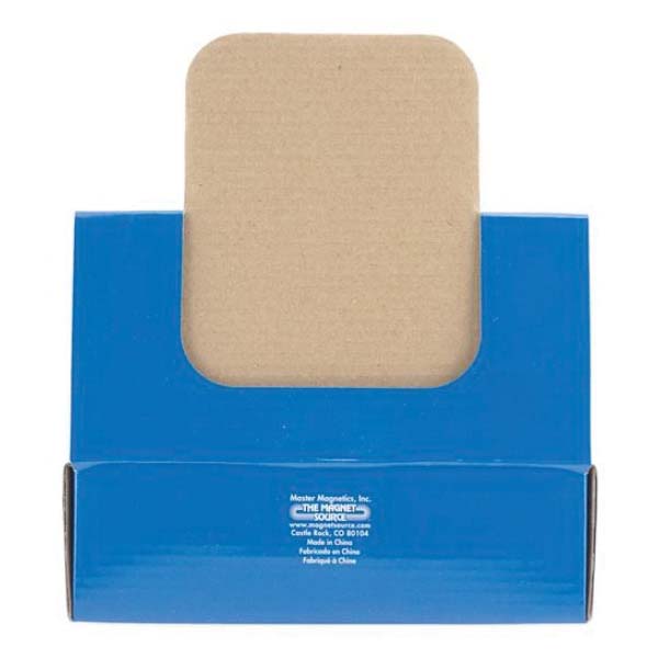 Magnet Source MDCB40CB3 Block Magnet Counter Display, Ceramic, Charcoal Gray, 7-1/4 in L, 7-1/4 in W, 8-1/8 in H - 4