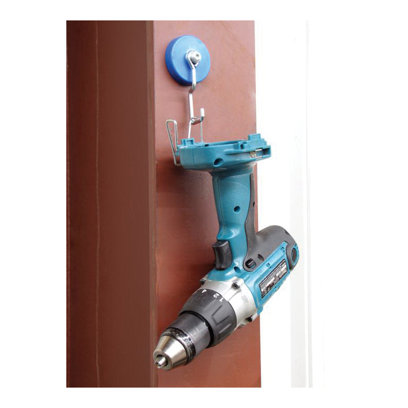 Magnet Source 07529 Reversible Magnetic Hook, 0.8 in Opening, Metal/Plastic, 25 lb - 4