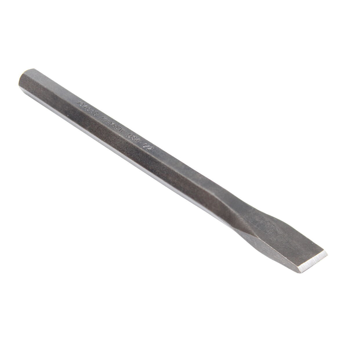 Mayhew 10402 Cold Chisel, 1/2 in Tip, 5 in OAL, Steel Blade - 4