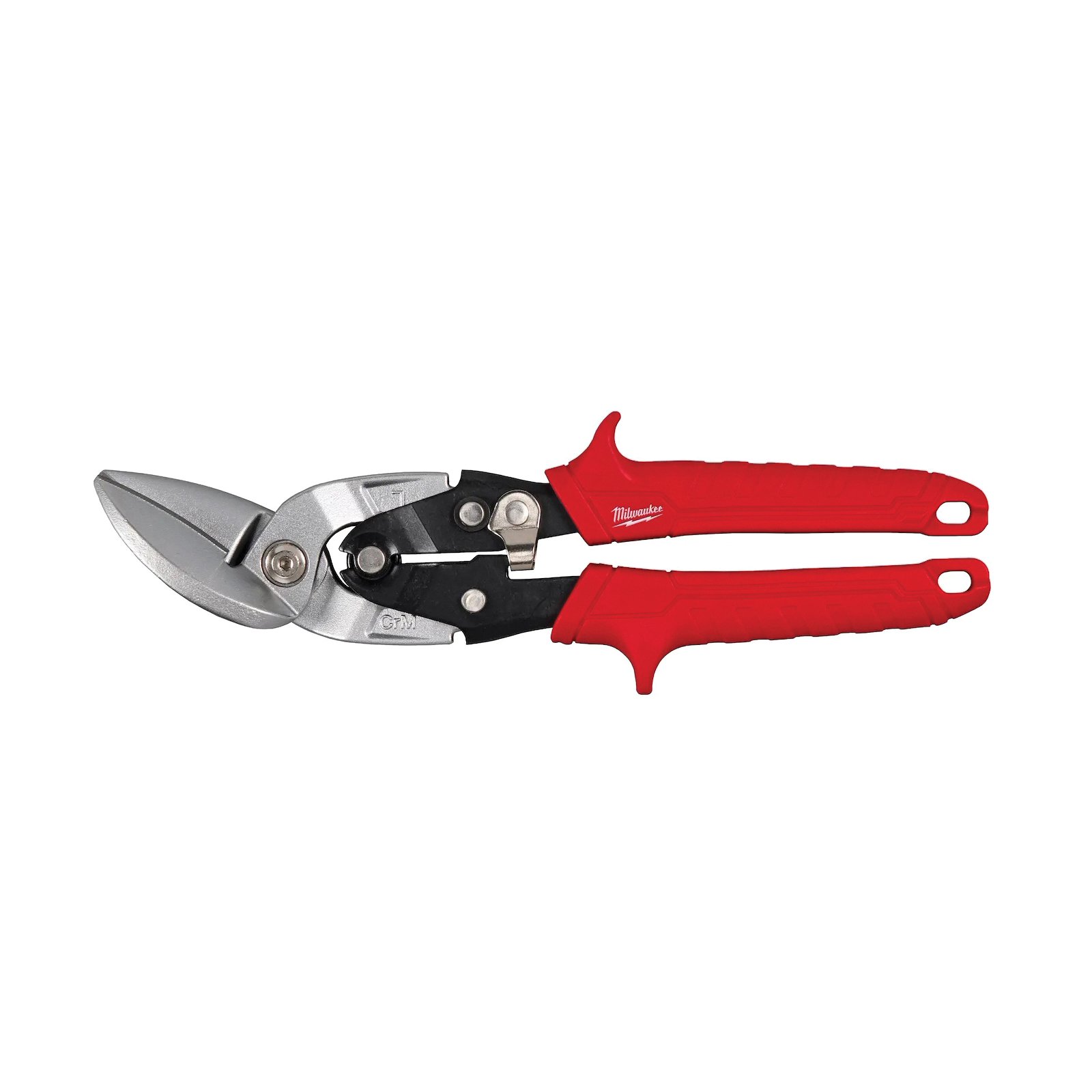 48-22-4542 Aviation Snip, 9-7/8 in OAL, 5 in L Cut, Left Cut, Steel Blade, Comfort-Grip Handle, Red Handle