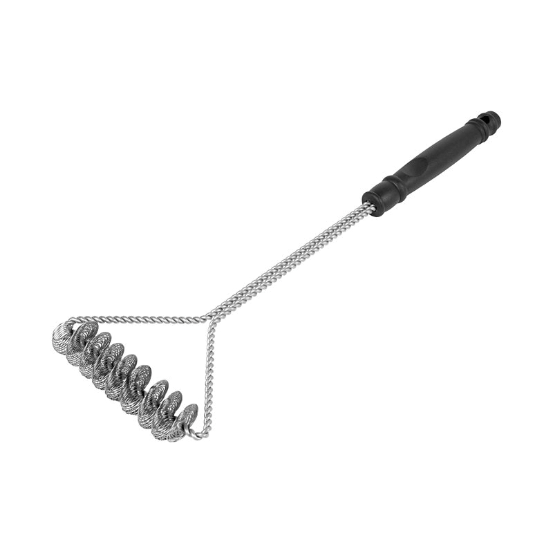 00399TV Coil Grill Brush, Stainless Steel Bristle, 18 in L