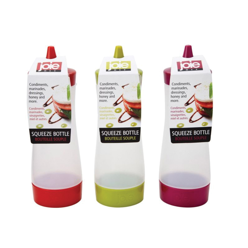 Joie 28277 Squeeze Bottle, 12 oz Capacity, Plastic, Assorted