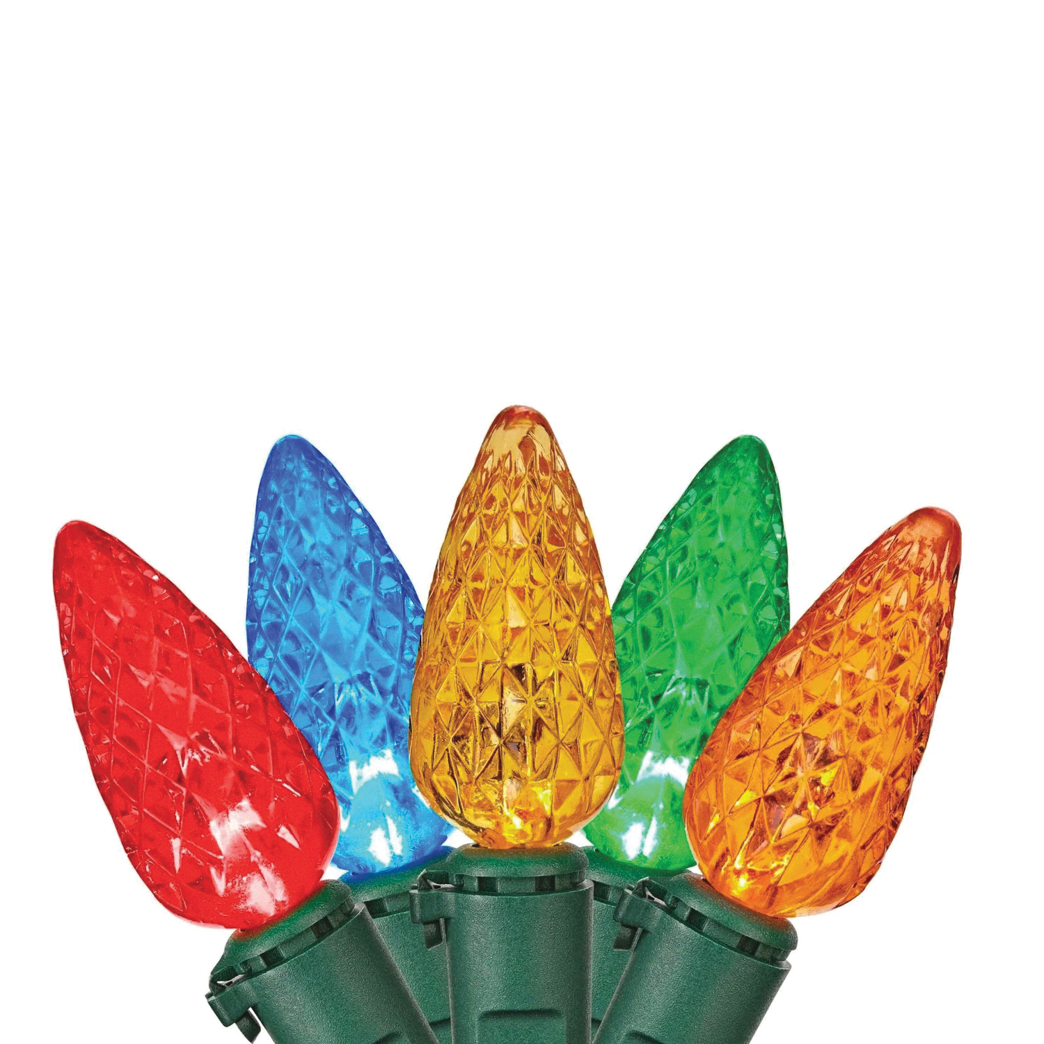 Noma 47872-88A String Light Set, Multi-color, Holiday Wonderland, 70-Lamp, Multi-Color, 18.6 ft L