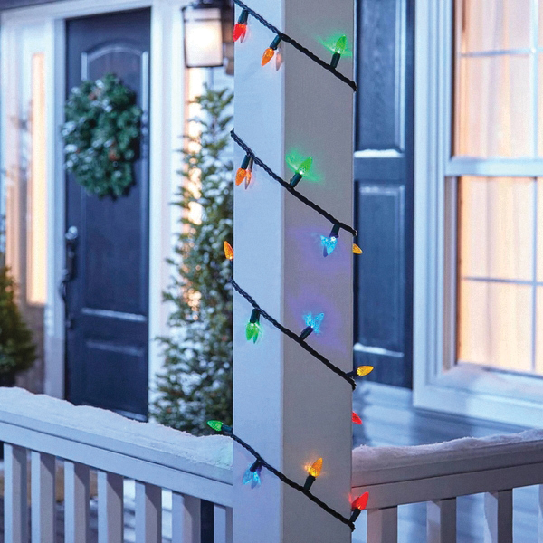 Noma 47872-88A String Light Set, Multi-color, Holiday Wonderland, 70-Lamp, Multi-Color, 18.6 ft L