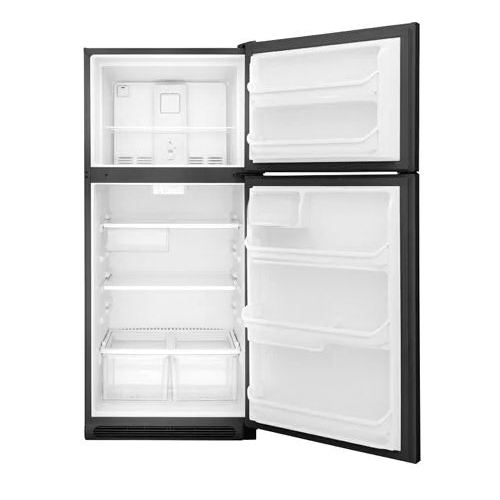 Frigidaire FFHT2021QB Top-Freezer Refrigerator, 20.3 cu-ft Overall, 15.3 cu-ft Refrigerator, 5.1 cu-ft Freezer - 2