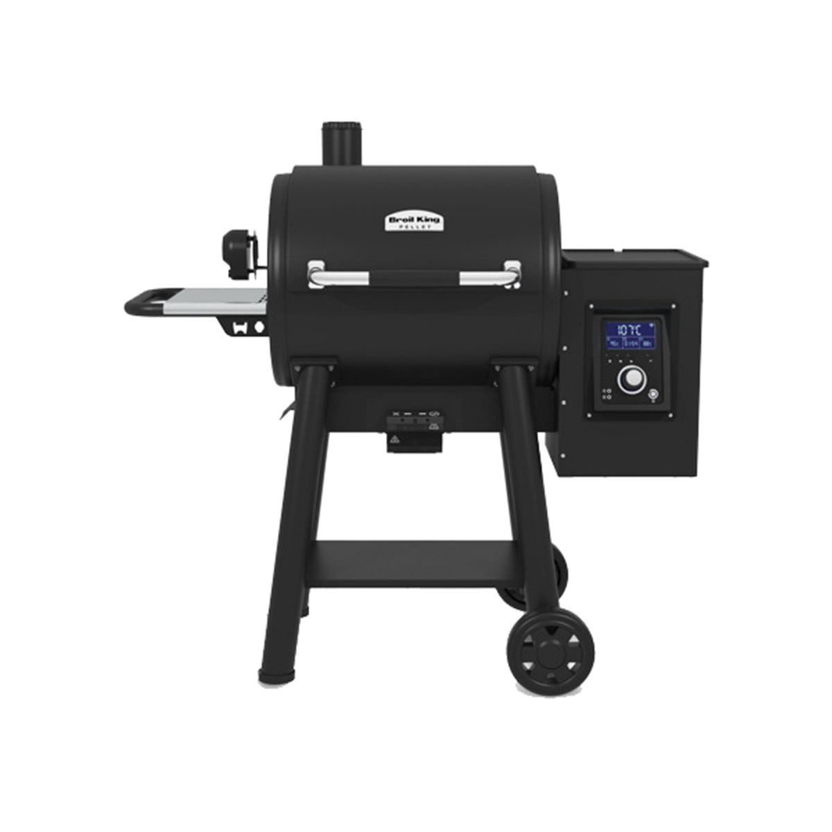 Regal Pellet 400 Series 495051 Pellet Grill, 500 sq-in Primary Cooking Surface, Smoker Included: Yes, Black