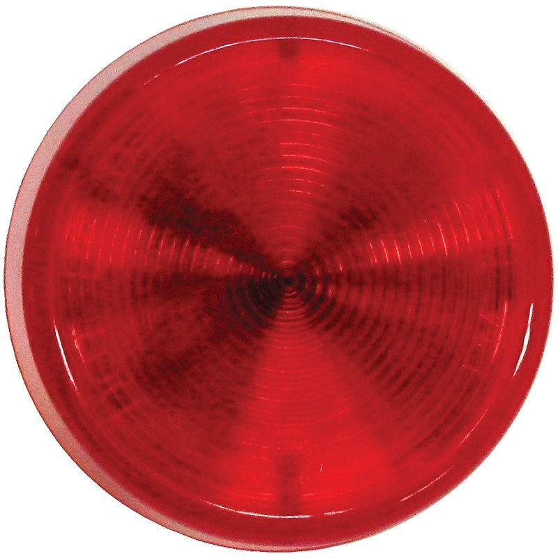 V164KR Side Marker Light, 9 to 16 V, LED Lamp, Red Lens, Grommet Mounting