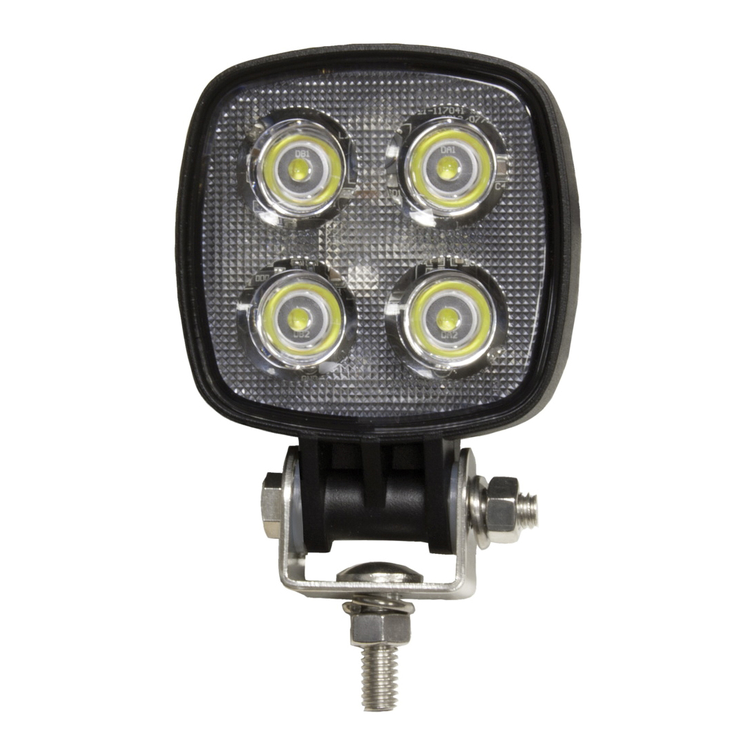V913-MV Compact Work Light, 0.65/1.3 A, 12/24 V, 4-Lamp, LED Lamp, 900 Lumens Lumens, 6500 K Color Temp, Black