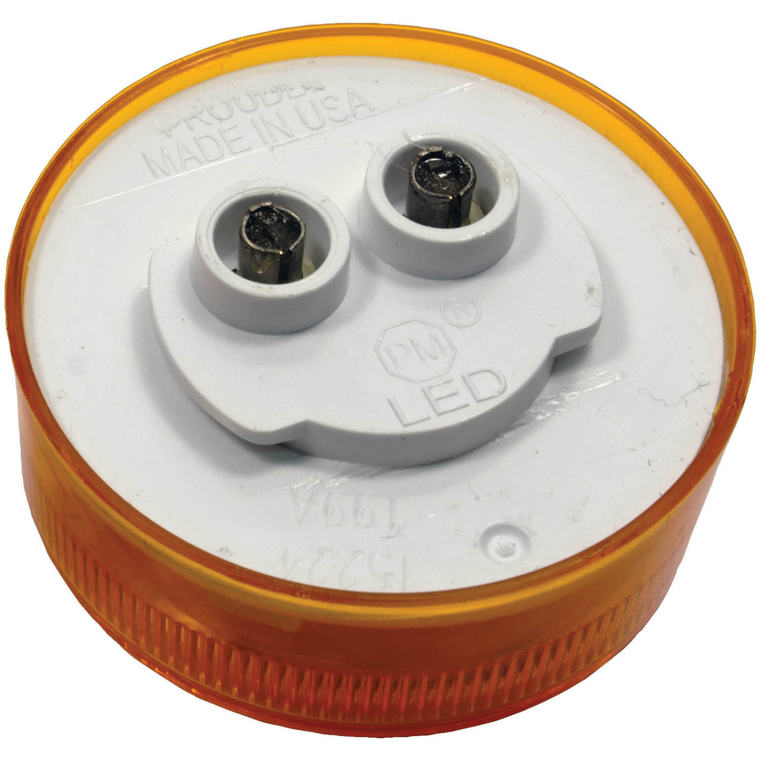 PM V164KA Side Marker/Clearance Light Kit, 9 to 16 V, LED Lamp, Amber Lens, Grommet Mounting - 2
