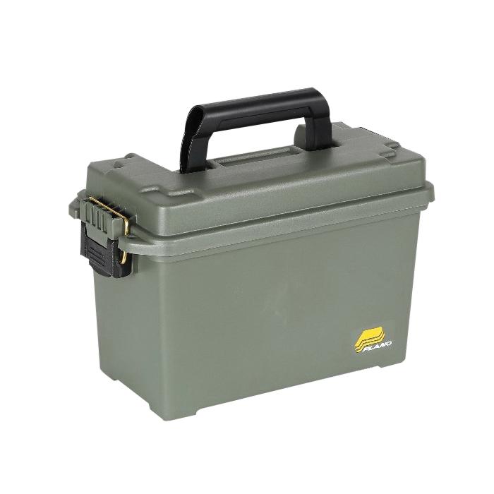 Plano 171200 Ammo Box, Green, 13-3/4 in L x 7 in W x 8-3/4 in H in Outside