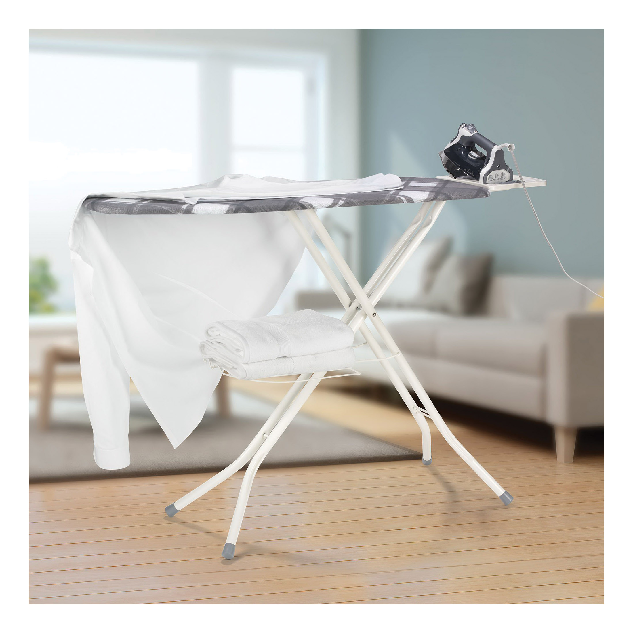 Polder Products IB-1558RM Deluxe Ironing Station, Steel Board - 1