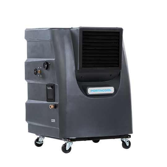 Cyclone PACCY130GA1 Portable Evaporative Cooler, 16 gal Tank, 2-Speed, 115 V, 5.6 A, Gray