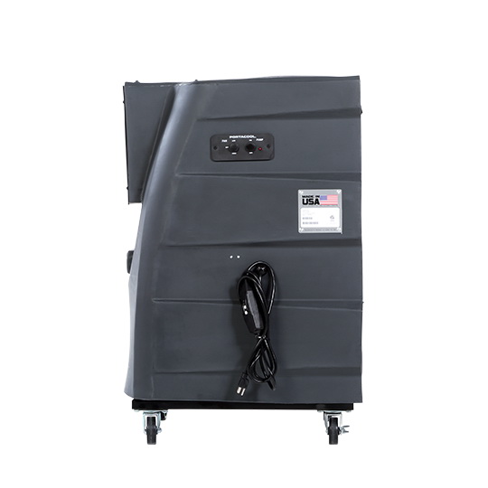 Portacool Cyclone PACCY130GA1 Portable Evaporative Cooler, 16 gal Tank, 2-Speed, 115 V, 5.6 A, Gray - 4