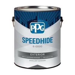 PPG Speedhide 6-900XI Series 6-902XI/05 Latex Paint, Semi-Gloss Sheen, Midtone Base, 5 gal, 400 sq-ft/gal Coverage Area