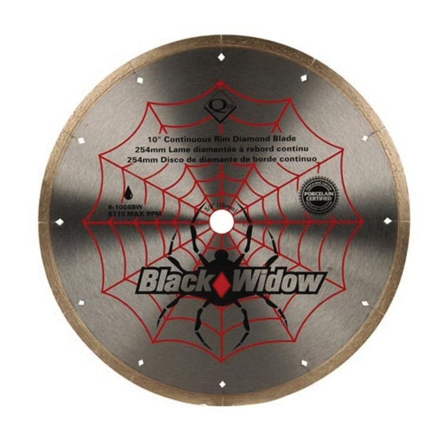 Black Widow 6-7008BW Blade, 7 in Dia