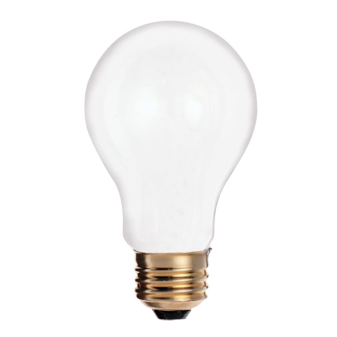 Satco S6050 Incandescent Bulb, 25 W, A19 Lamp, Medium (E26) Lamp Base, 180 Lumens, 2700 K Color Temp