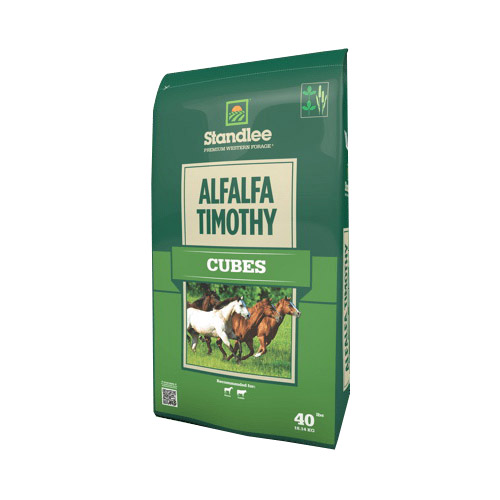 1580-40101-0-0 Forage Grass, Cube, Alfalfa, Timothy Flavor, 40 lb Bag