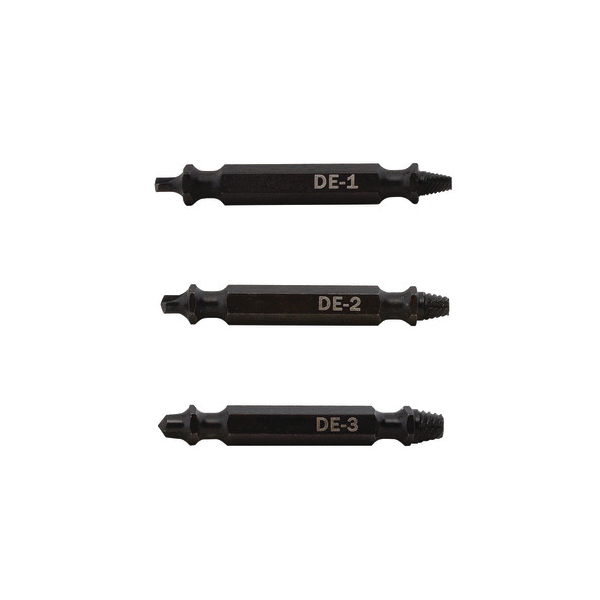 CMAT133 Screw Extractor Set, 3-Piece, HSS