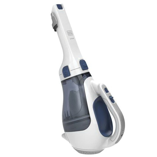 Black+Decker dustbuster HHVI325JR22 Handheld Vacuum, 10.8 V Battery, Lithium-Ion Battery, 2.5 Ah, Ink Blue Housing