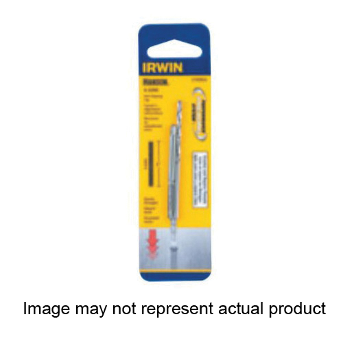 Irwin Hanson 1765534 Tap and Drill Bit Set, HCS/HSS, Includes: #8-32 NC Self-Aligning Tap, #29 Drill Bit