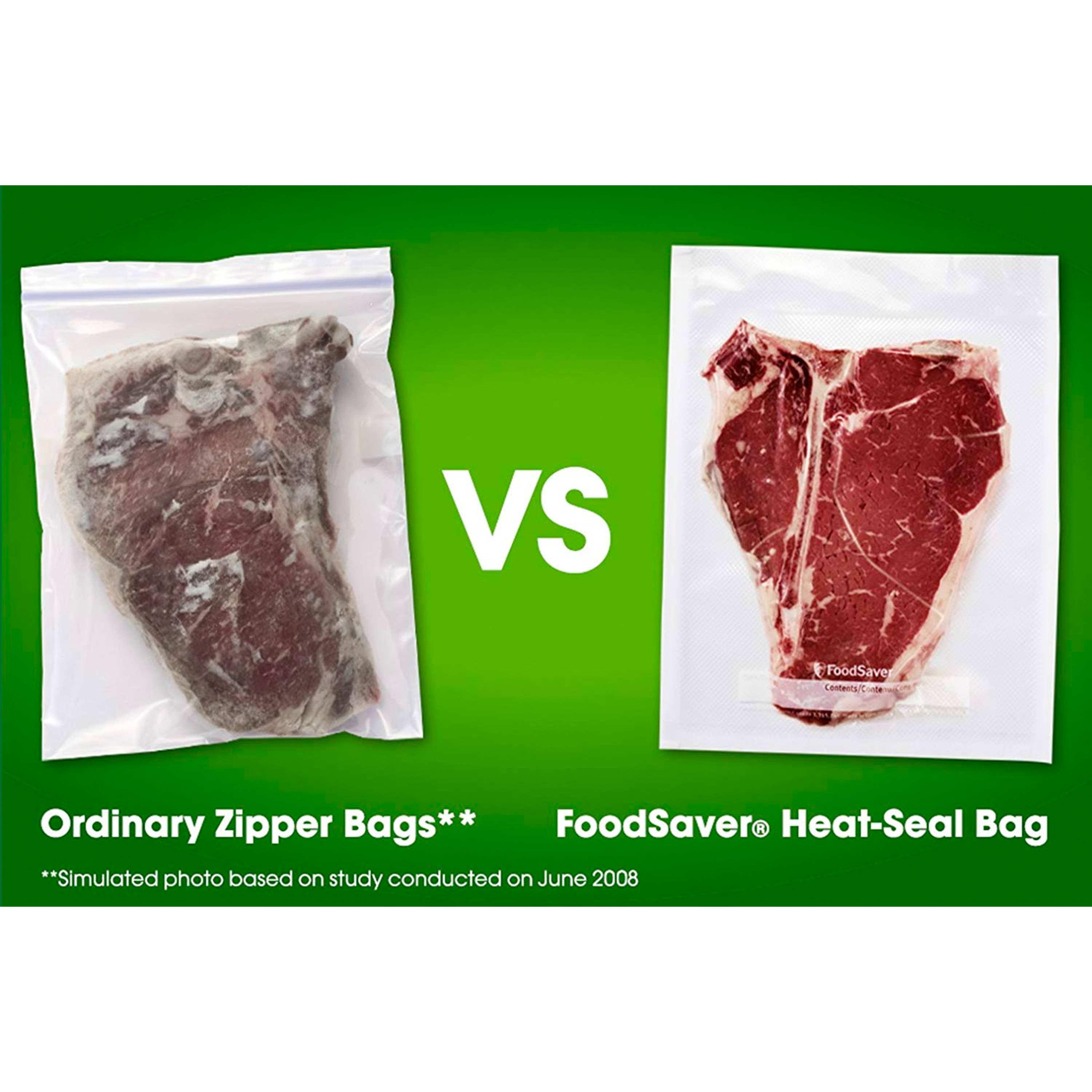 FoodSaver FSFSBF0326-NP Vacuum Seal Bag, 1 gal Capacity, Clear