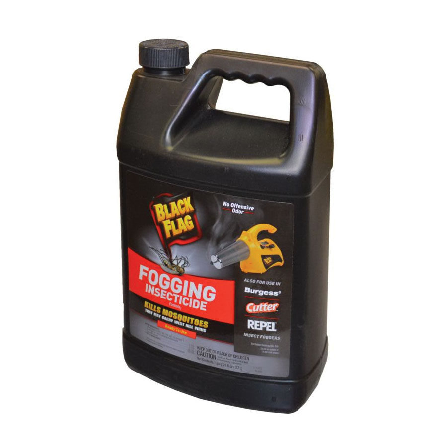Black Flag 190457 Fogging Insecticide, Liquid, Outdoor, Well Ventilated Area, 128 oz