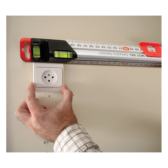 Kapro Measure Mate Series 313-24 Ruler, 24 in, 1/16, mm Graduation, Steel - 3