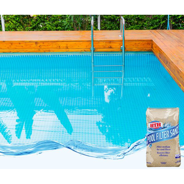 HTH 67079 Pool Filter Sand, 50 lb Bag