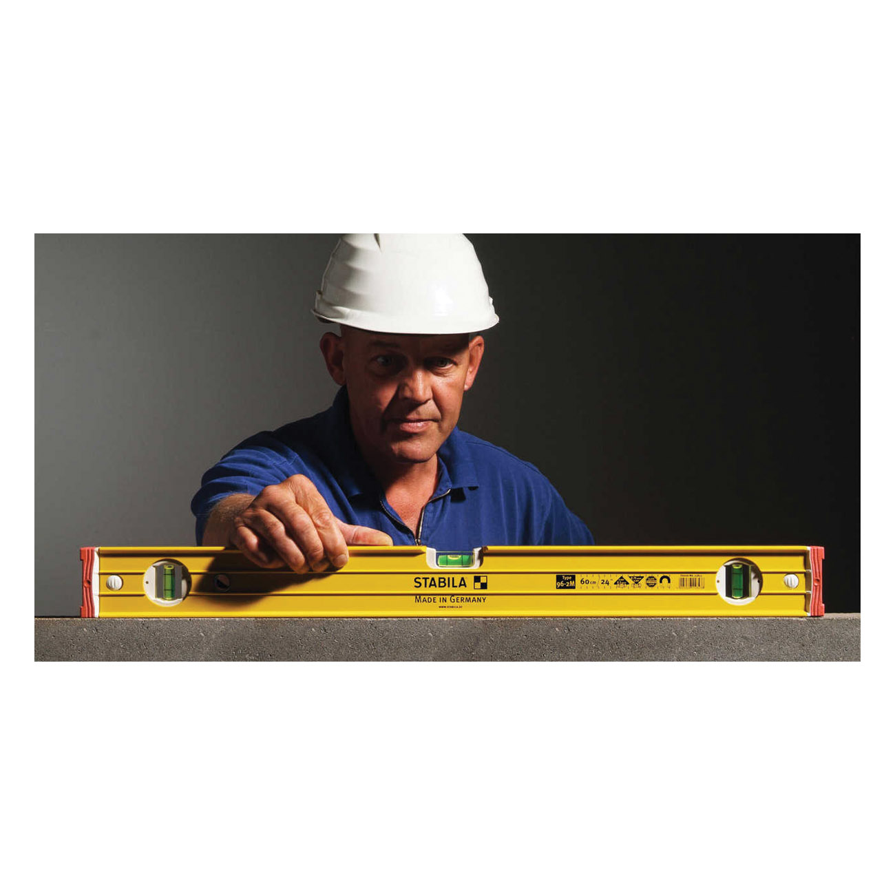 Stabila 38636 Box Beam Level, 36 in L, 3-Vial, Magnetic,