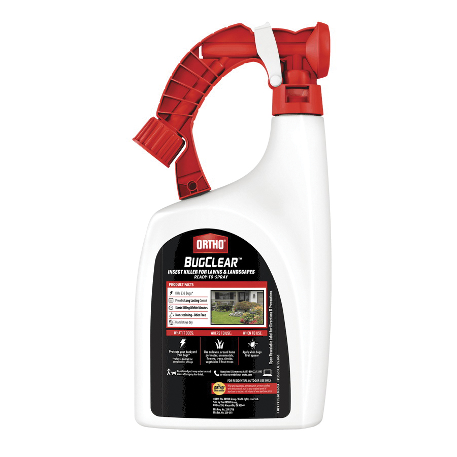 Ortho BUGCLEAR 0448605 Insect Killer, Spray Application, 32 oz Bottle - 2