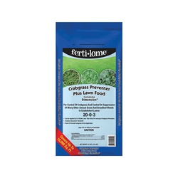 Ferti•lome 11910 Crabgrass Preventer Plus Lawn Food, 32 lb Bag, Granular, 20-0-3 N-P-K Ratio