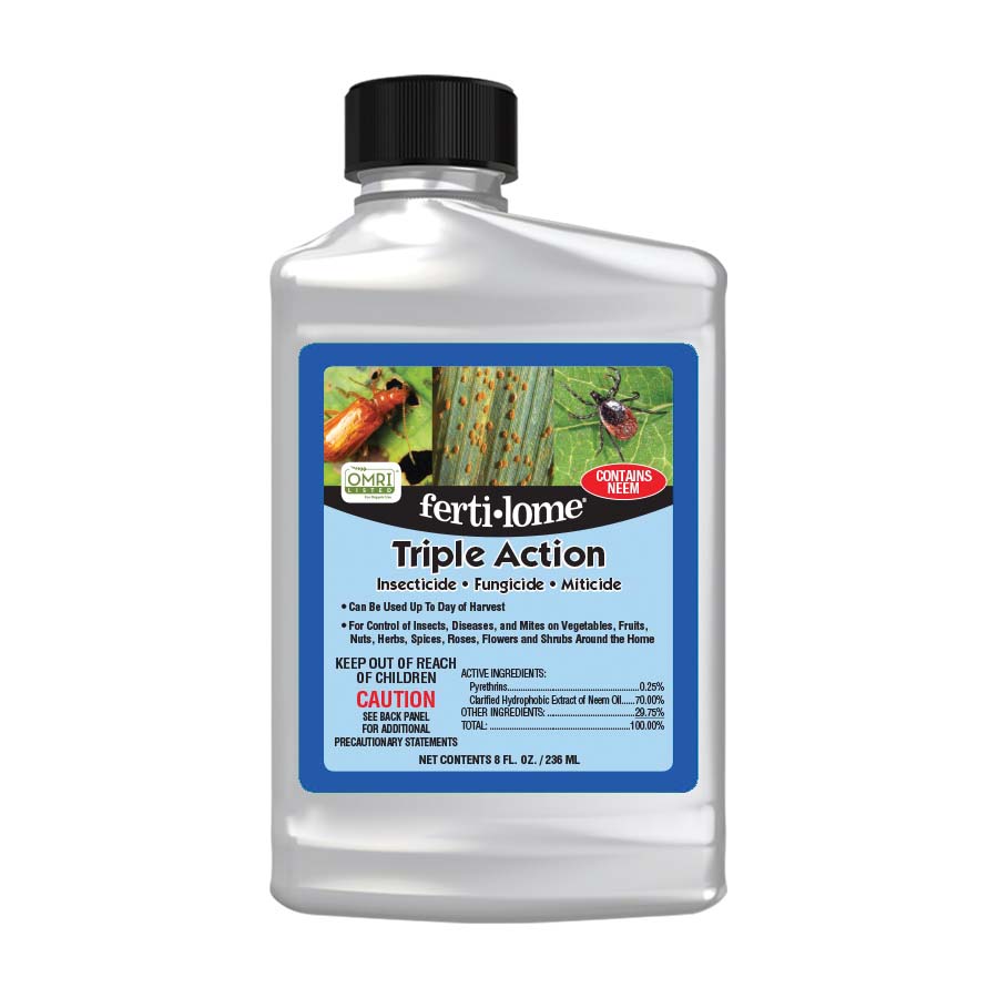 Ferti•lome 12244 Triple Action Insecticide, Liquid, 8 oz