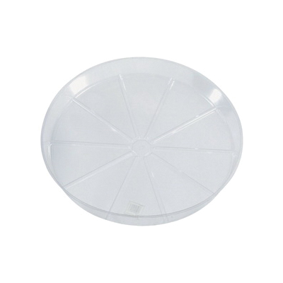 Gardener's Blue Ribbon VS21 Waterproof Plant Saucer, 21 in Dia, Vinyl, Clear - 1