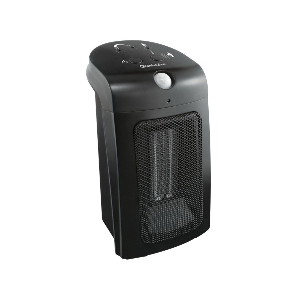 Cranbury CZ460BK Motion Sensor Ceramic Heater, 400, 800 W, 3-Heat Setting, Black
