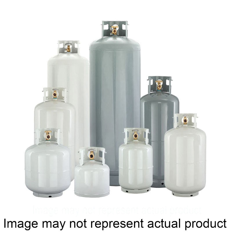 Worthington 4768-H Propane Tank, 1 gal Tank, Steel, Gray/White