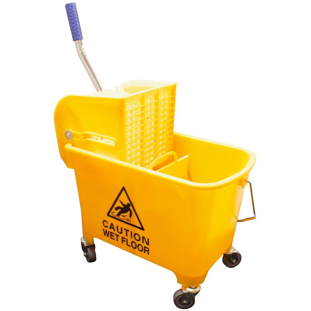 45120 Small Mop Bucket Combo with Side Press Wringer, 20 L Capacity