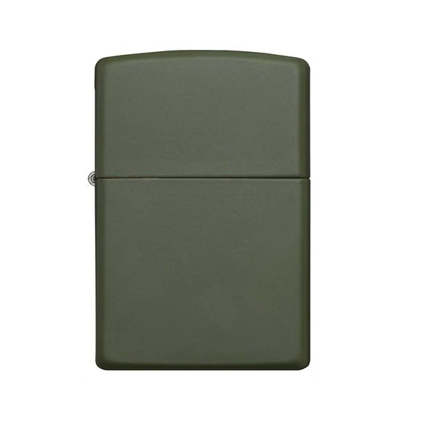 Zippo Classic 221 Lighter, Refillable: Yes, Matte Green - 2