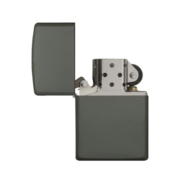 Zippo Classic 221 Lighter, Refillable: Yes, Matte Green - 4